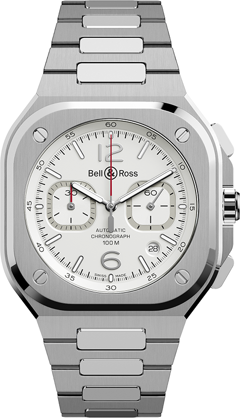 Bell Ross Instruments BR 05 Chrono White Hawk BR05C-SI-ST/SST