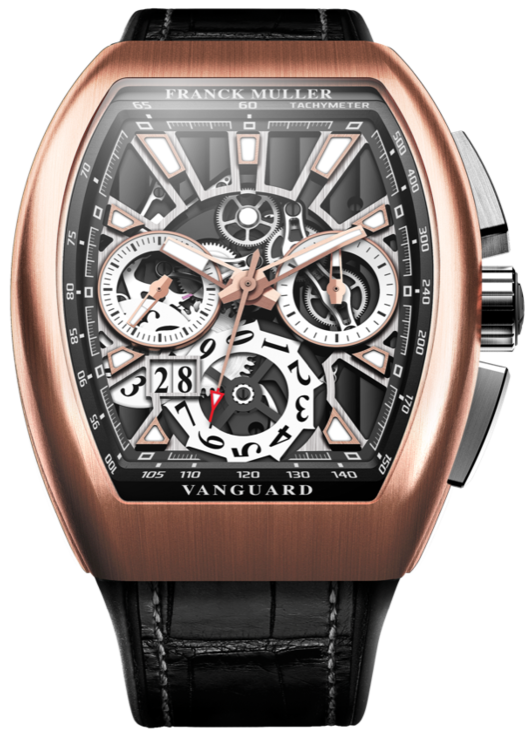 Franck Muller Mens Collection Vanguard Grand Date V 45 CC GD SQT BR