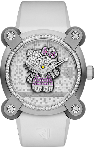 Romain Jerome Collaborations Moon Invader Hello Kitty Full Sparkle RJ.M.AU.IN.023.02