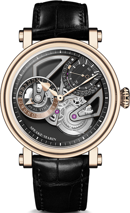 Speake Marin One and Two Collection Openworked 42 mm Dual Time 424209250