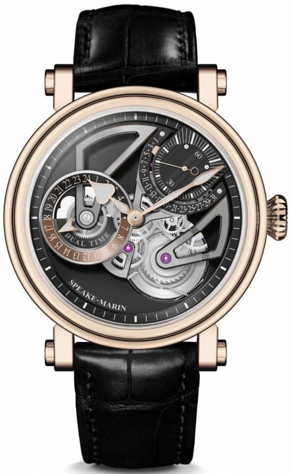 Speake-Marin One & Two Openworked Dual Time Red Gold 423809250